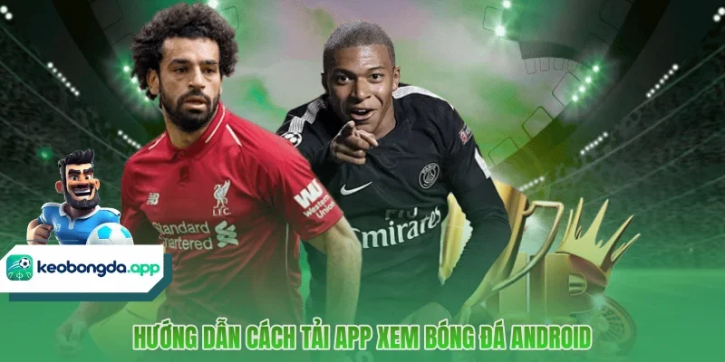 Hướng dẫn cách tải app xem bóng đá Android