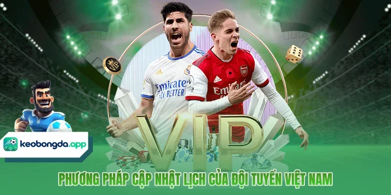 Phương pháp cập nhật lịch của đội tuyển Việt Nam